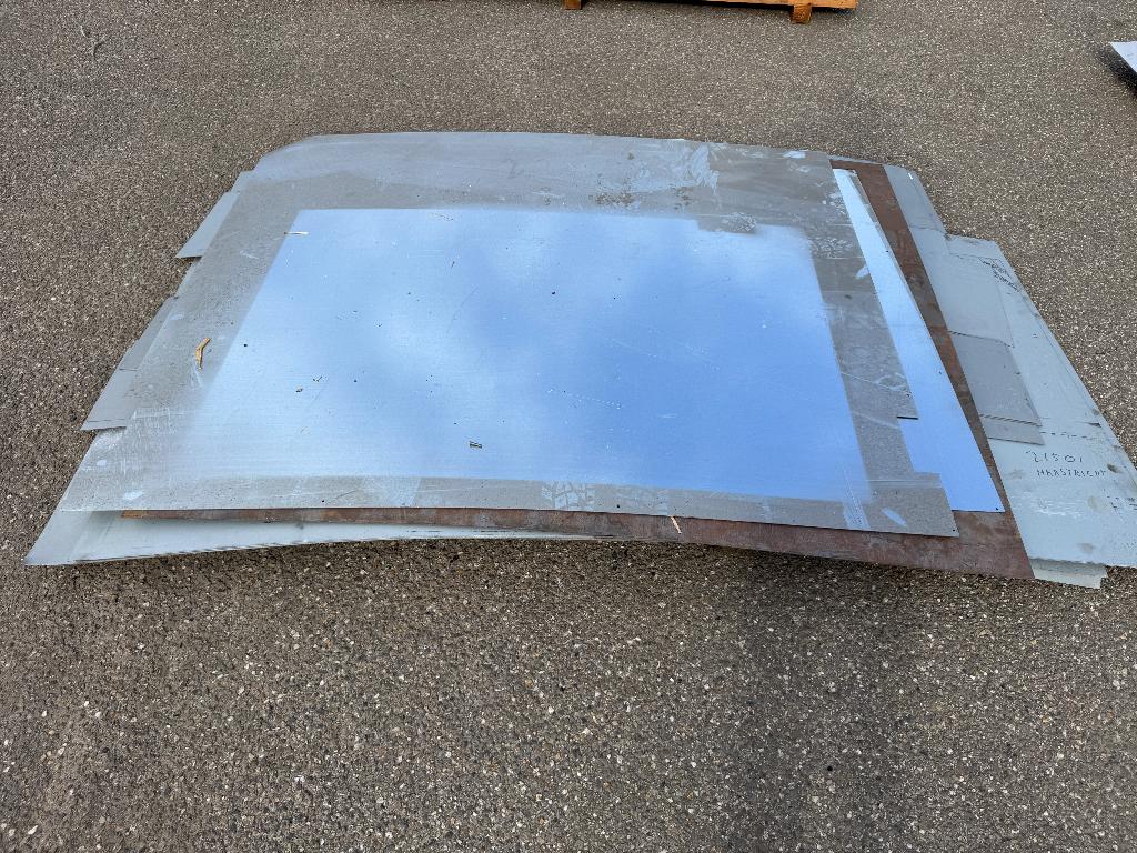 Stalen platen - diverse maten, Doe-het-zelf en Verbouw, Metalen, Ophalen, Gebruikt, IJzer