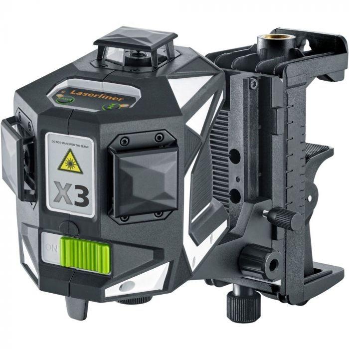Laserliner X3-Laser 360 kruislijnlaser groen, Ophalen of Verzenden, Zo goed als nieuw, Licht