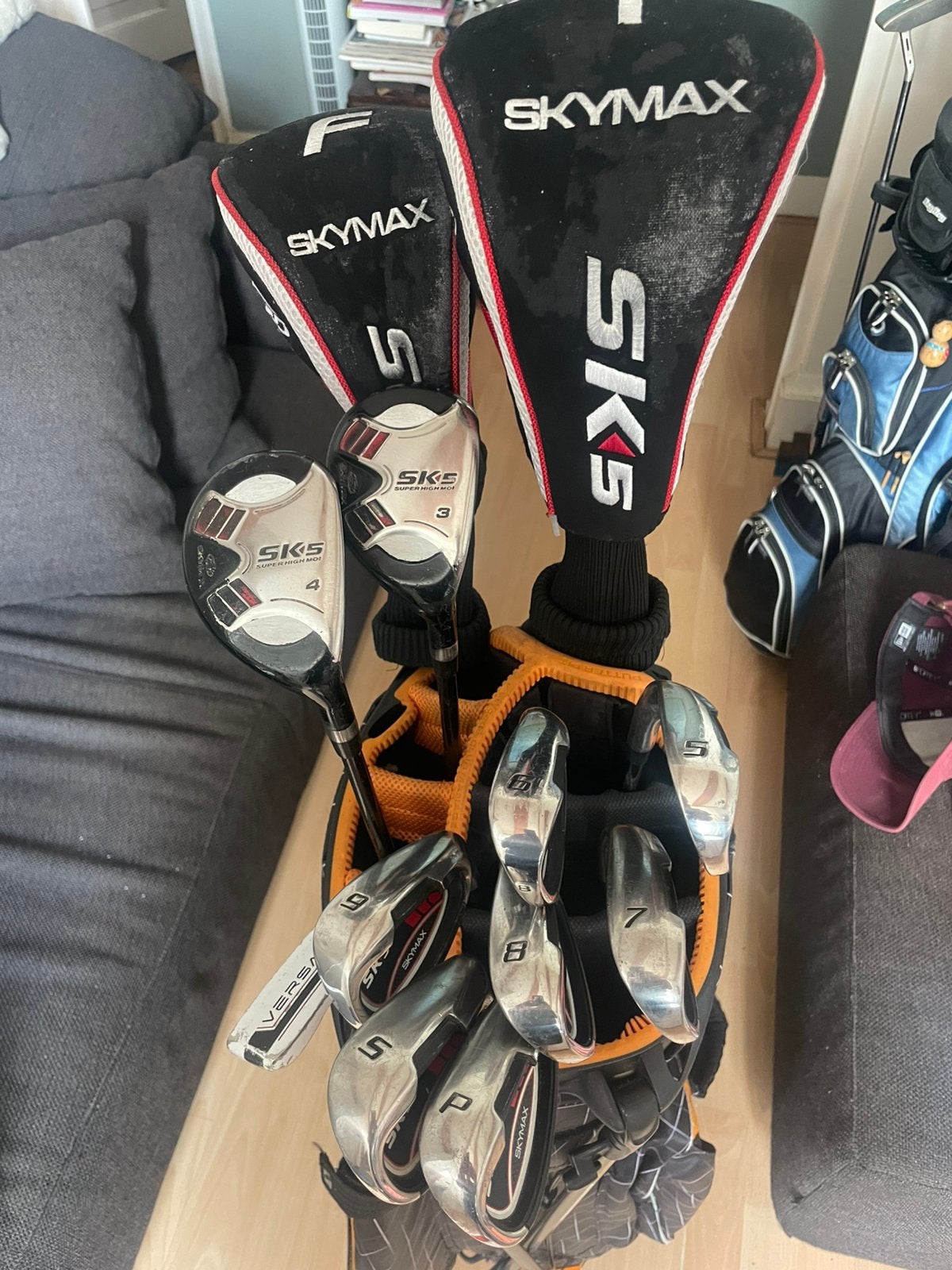 Zeer mooie zgan Skymax heren golfset met Ogio standbag, Sport en Fitness, Golf, Ophalen of Verzenden, Zo goed als nieuw, Set