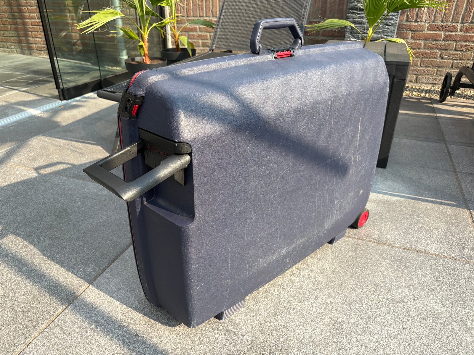 Samsonite Reiskoffer, Sieraden, Tassen en Uiterlijk, Tassen | Reistassen en Weekendtassen, 20 tot 30 cm, Paars, Zo goed als nieuw