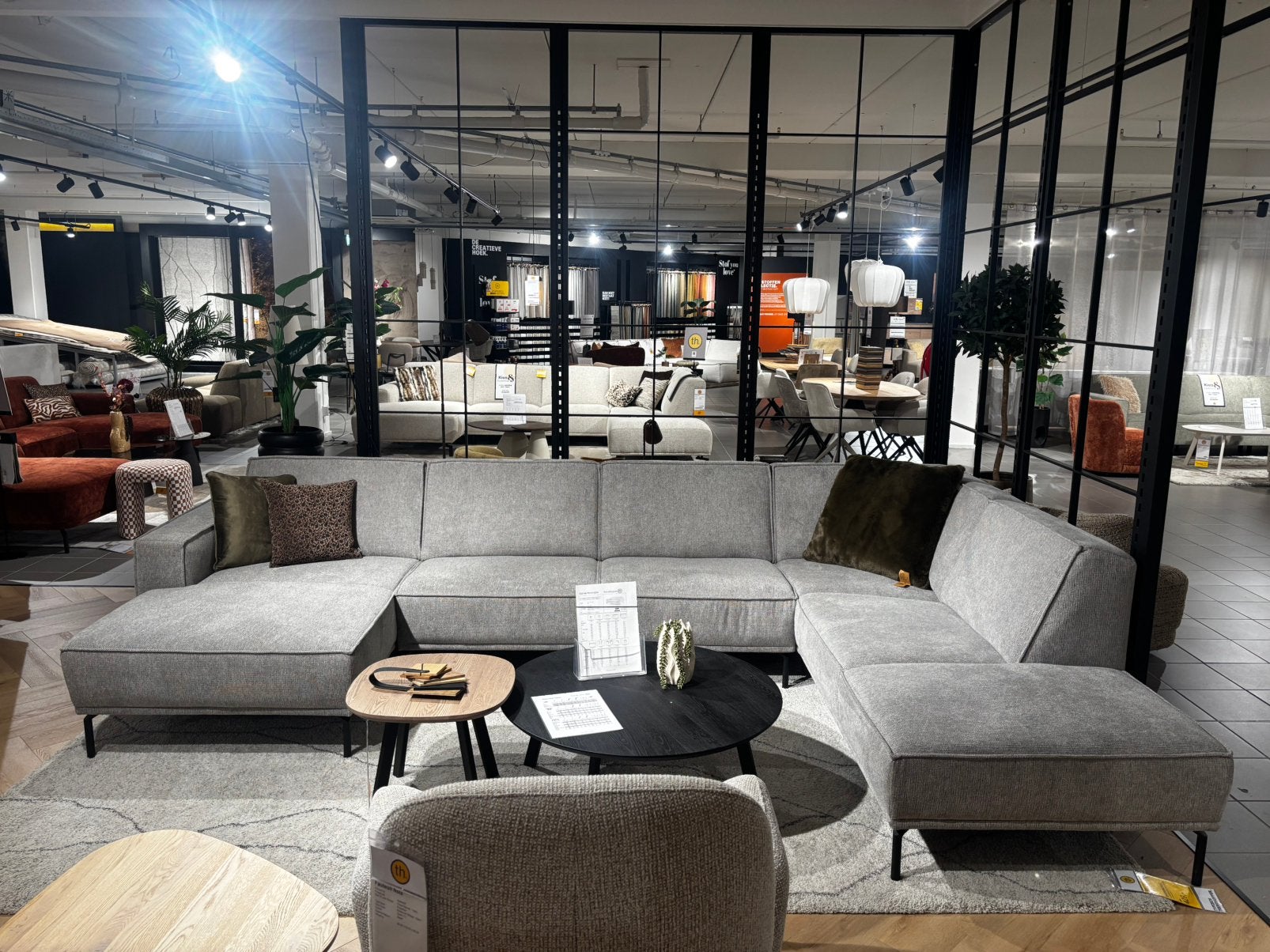 Hoekbank Kensington, Ophalen, Zo goed als nieuw, Stof