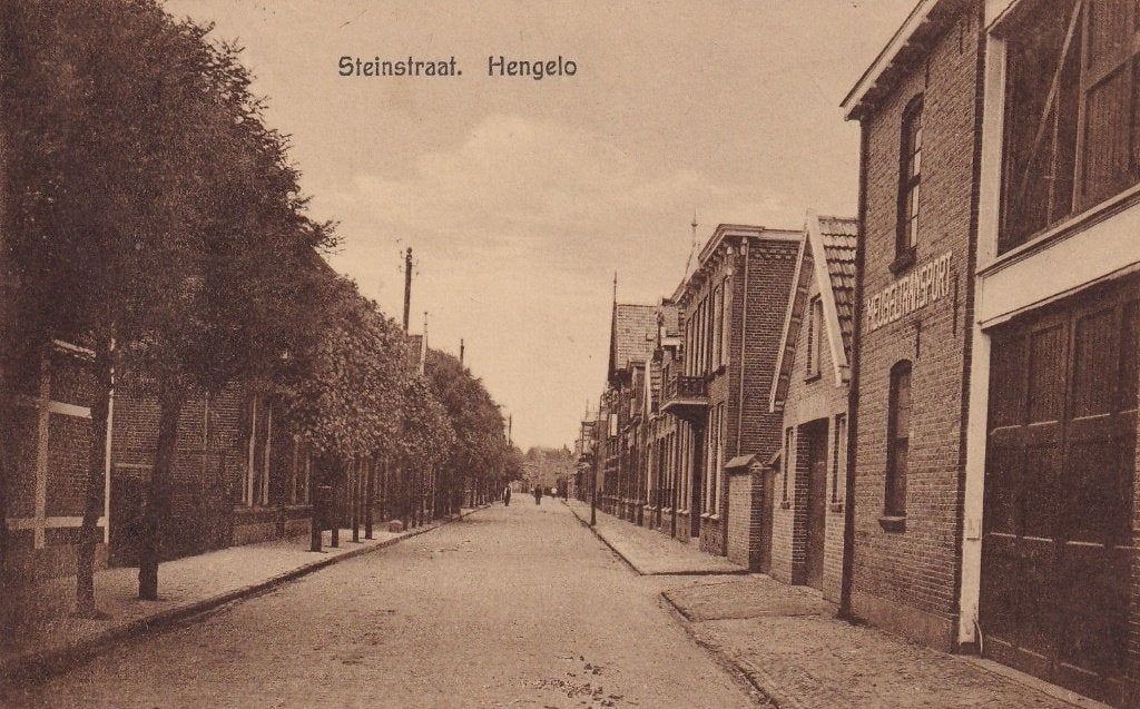 Hengelo, Steinstraat., Verzenden, Voor 1920, Gelopen, Overijssel