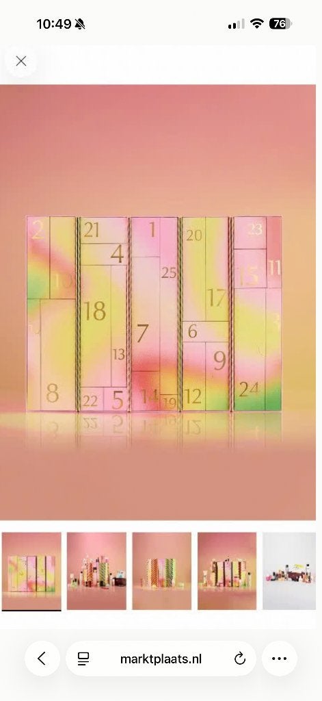 Bijenkorf adventskalender, Ophalen, Nieuw, Gehele gezicht, Make-up