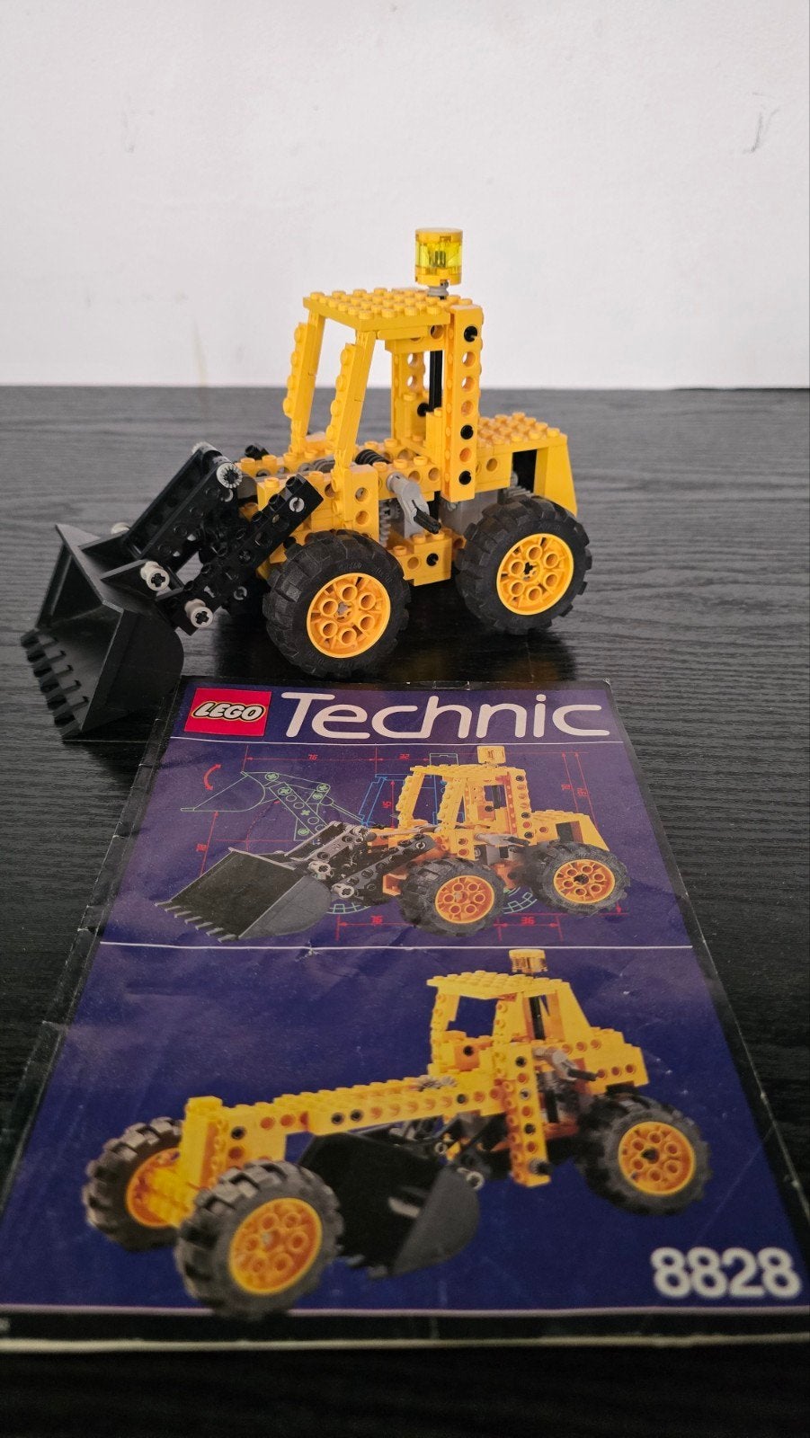 LEGO Technic 8828 Frontlader - Vintage Set, Ophalen of Verzenden, Gebruikt, Overige merken
