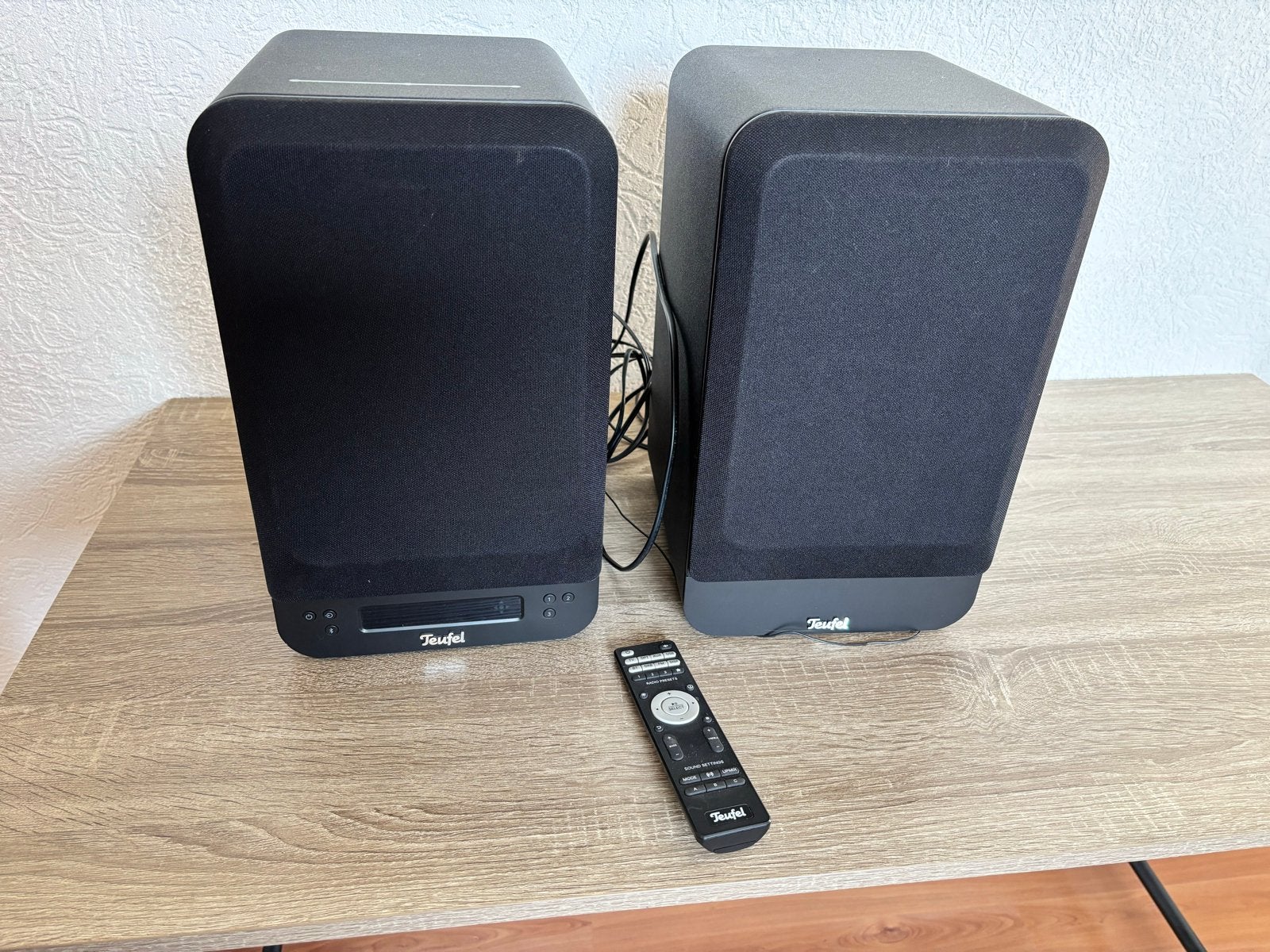 Teufel Ultima 25 Active Luidsprekers Zwart met Versterker, Stereo speakers, Zo goed als nieuw, Ophalen, Overige merken
