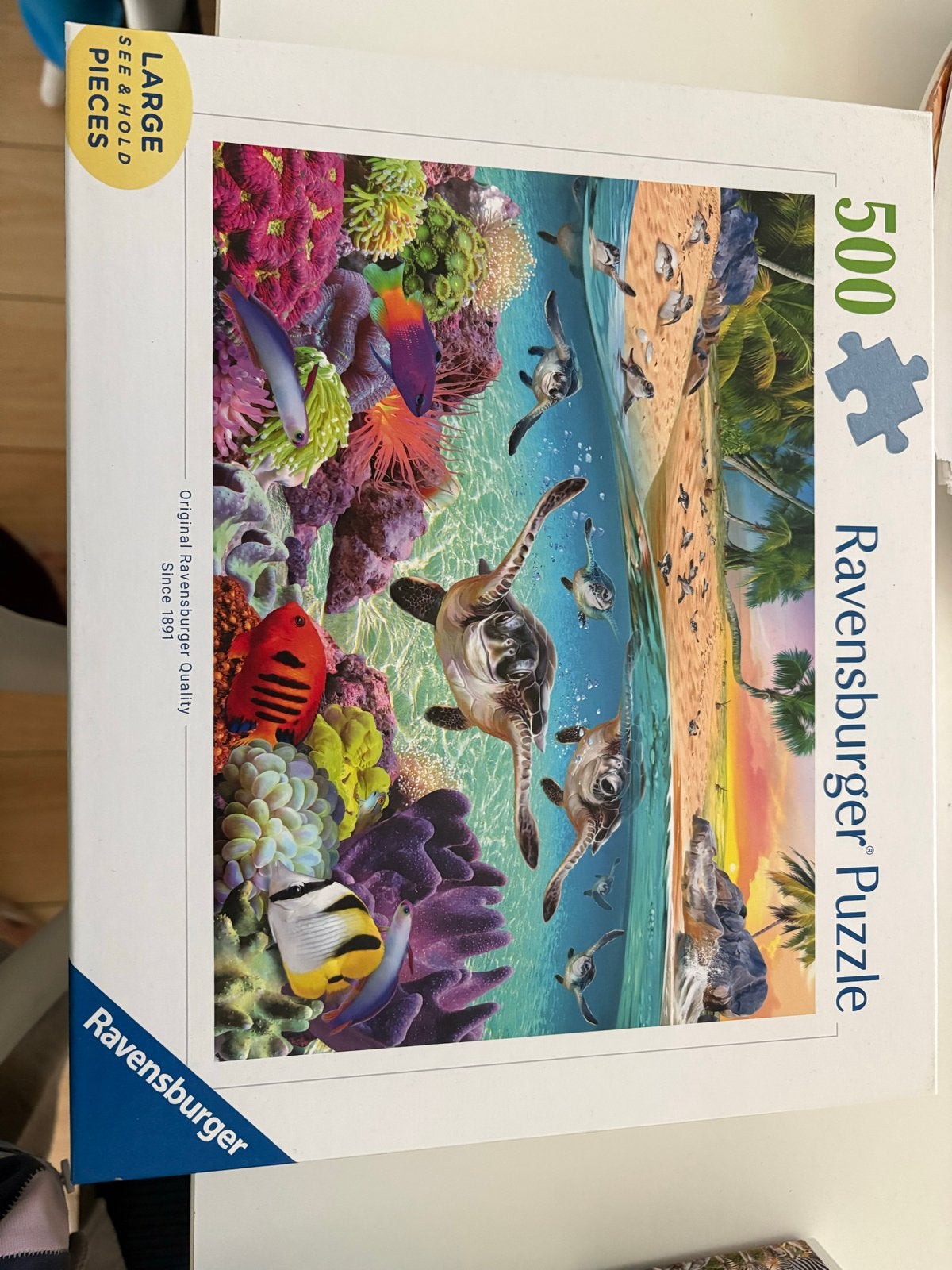 Ravensburger Legpuzzel 500 stukjes - Onderwaterwereld, Ophalen, 500 t/m 1500 stukjes, Zo goed als nieuw, Legpuzzel