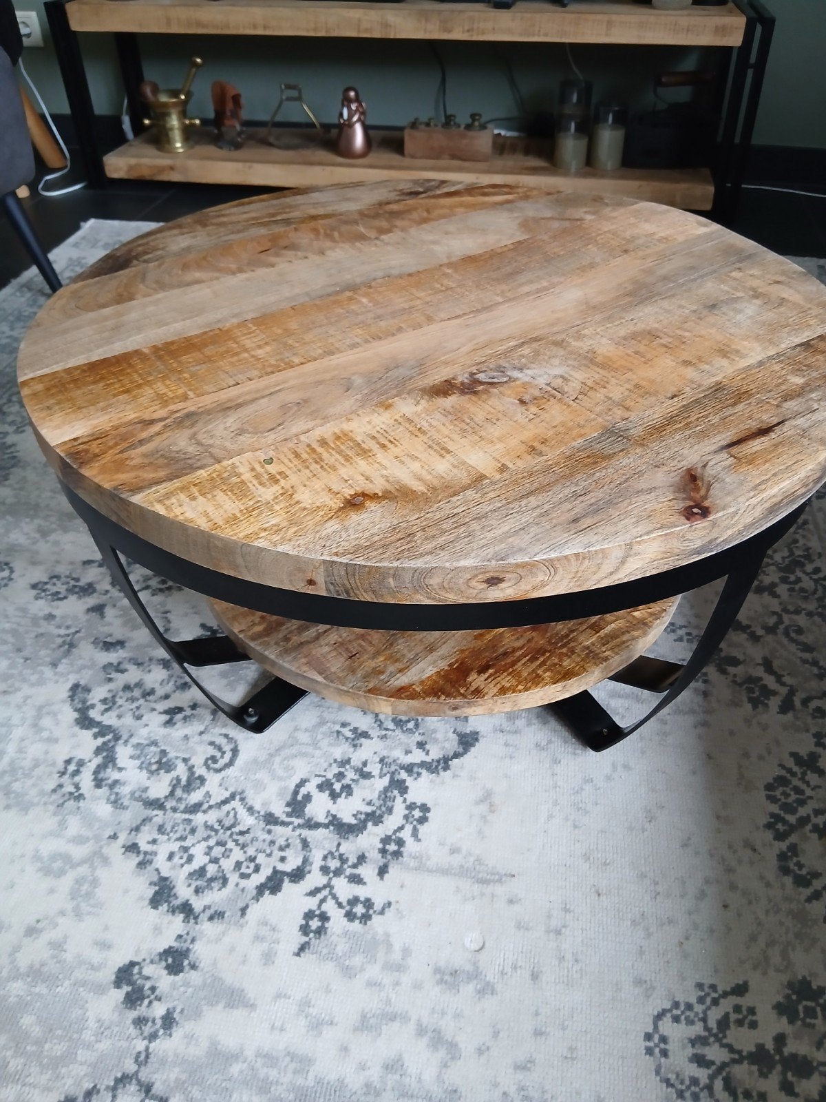 Nieuwe salontafel, Huis en Inrichting, Ophalen, 100 tot 150 cm, Rond, Nieuw