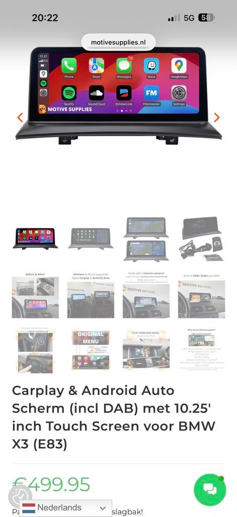 Apple Carplay Android bmw x3 e83, Bmw carplay, Bmw laan, Nieuw, Ophalen of Verzenden