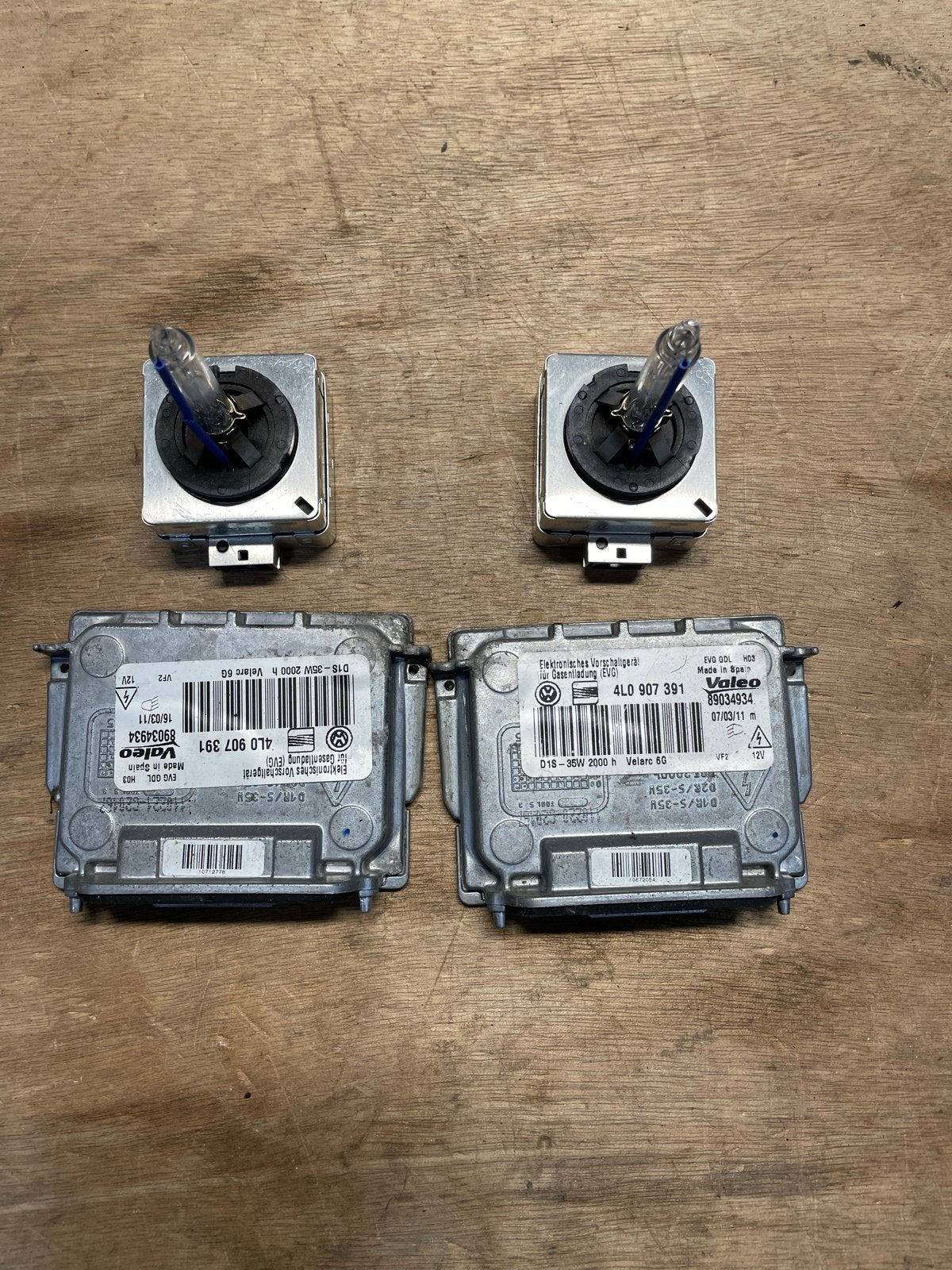 Xenon koplampen met ballast voor Audi/VW (2 stuks), Ophalen of Verzenden, Gebruikt, Audi