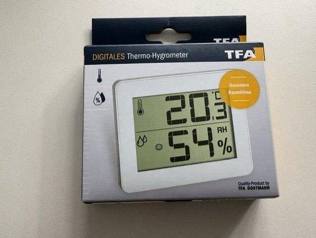 Digitale thermo- en hygrometer (nieuw in doos), Ophalen of Verzenden, Nieuw, Barometer