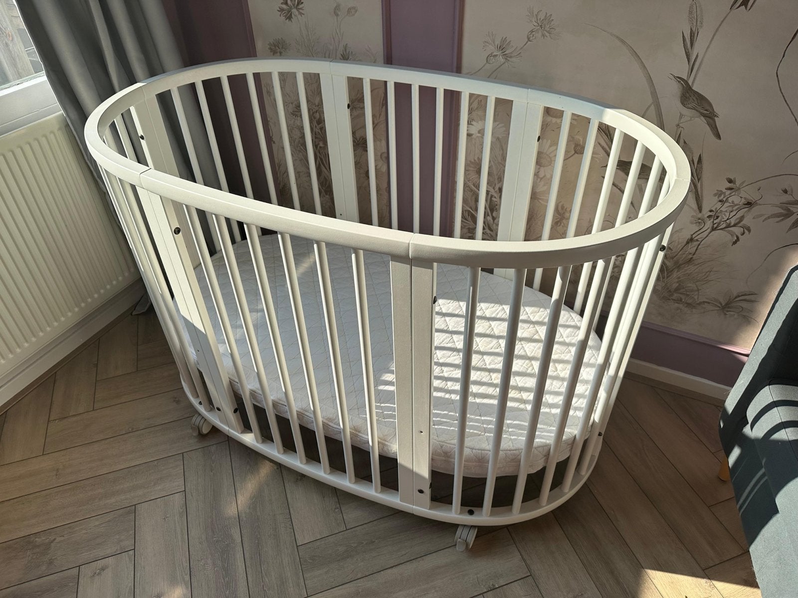Stokke Sleepi Mini met uitbreidingsset, Ophalen, Gebruikt, Ledikant