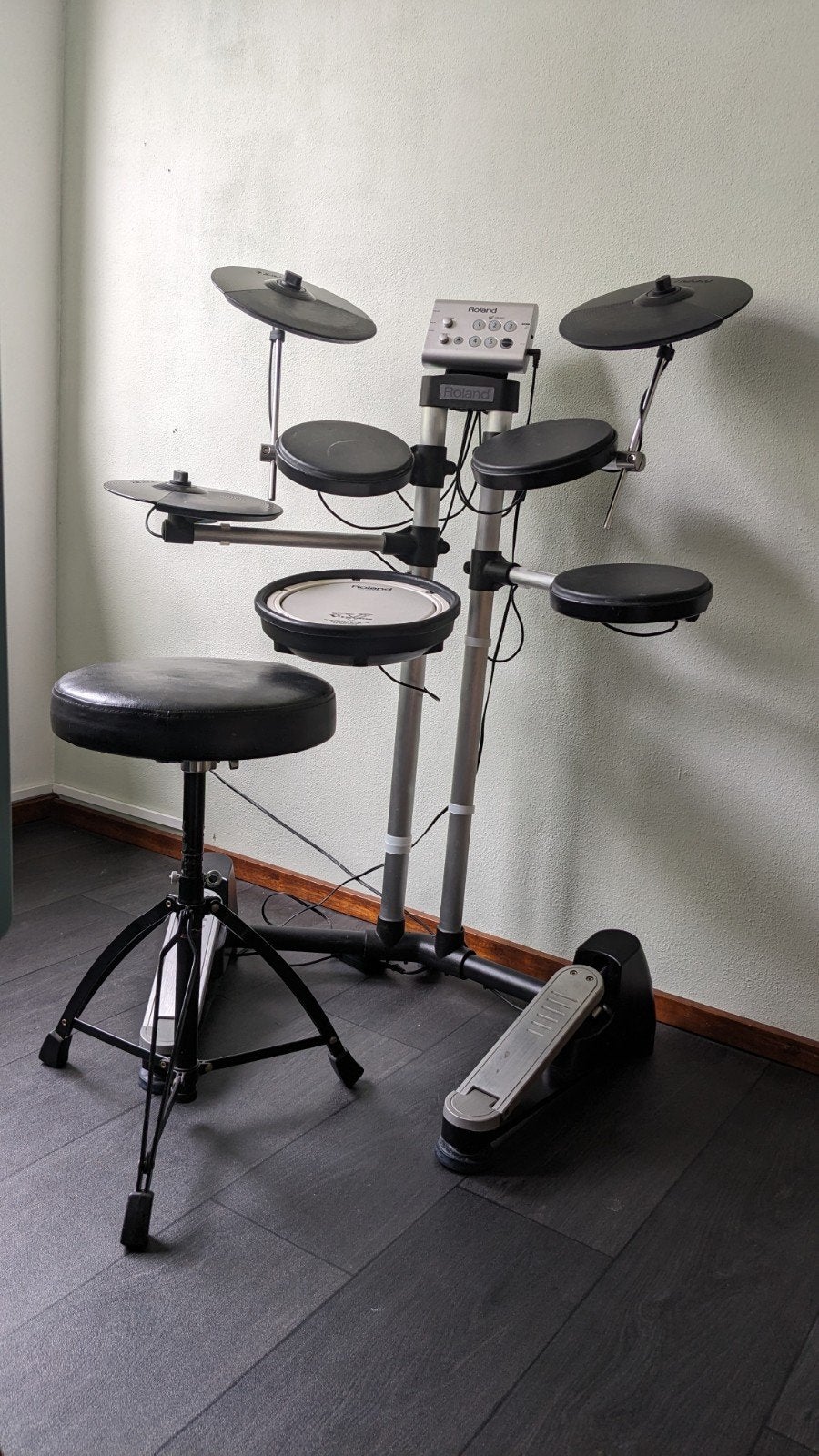 Roland HD-1 Elektronisch Drumstel + Kruk + Versterker, Ophalen, Gebruikt, Roland, Elektronisch