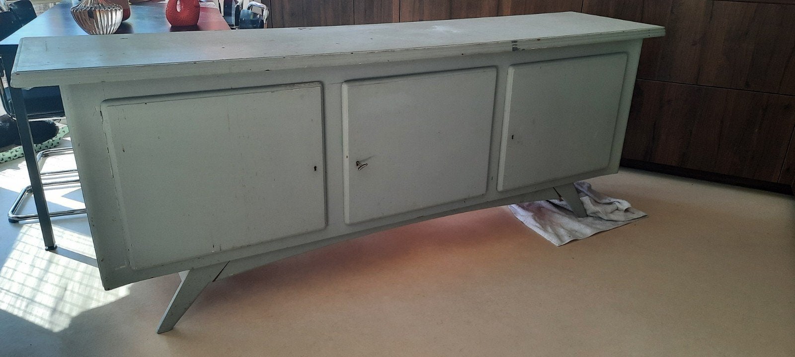 Dressoir Deens Scandinavisch ? Design fifties sixties TEAB, Ophalen, Gebruikt, Met deur(en), 200 cm of meer