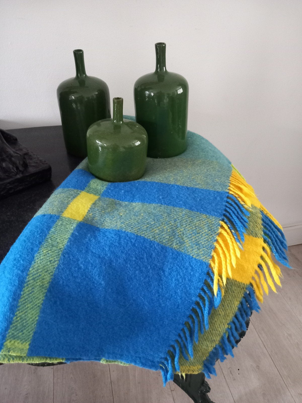 Plaid  deken100% the classic collection, Huis en Inrichting, Woonaccessoires | Plaids en Woondekens, Ophalen, Zo goed als nieuw