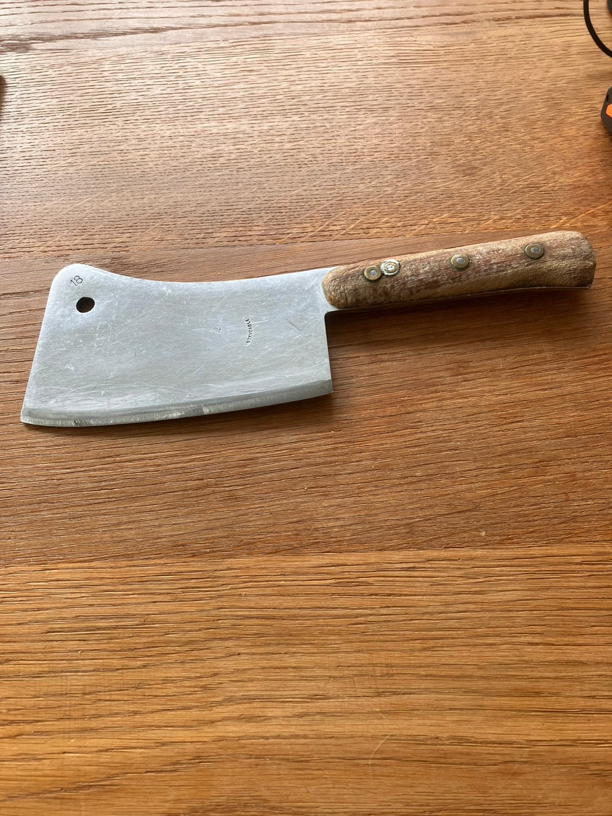 vintage vleesmes of hakmes slagersmes slager keuken slagerij, Ophalen of Verzenden