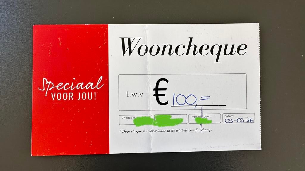 Cadeaubon van 100 euro voor Eijerkamp/Trendhopper, Eén persoon, Cadeaubon