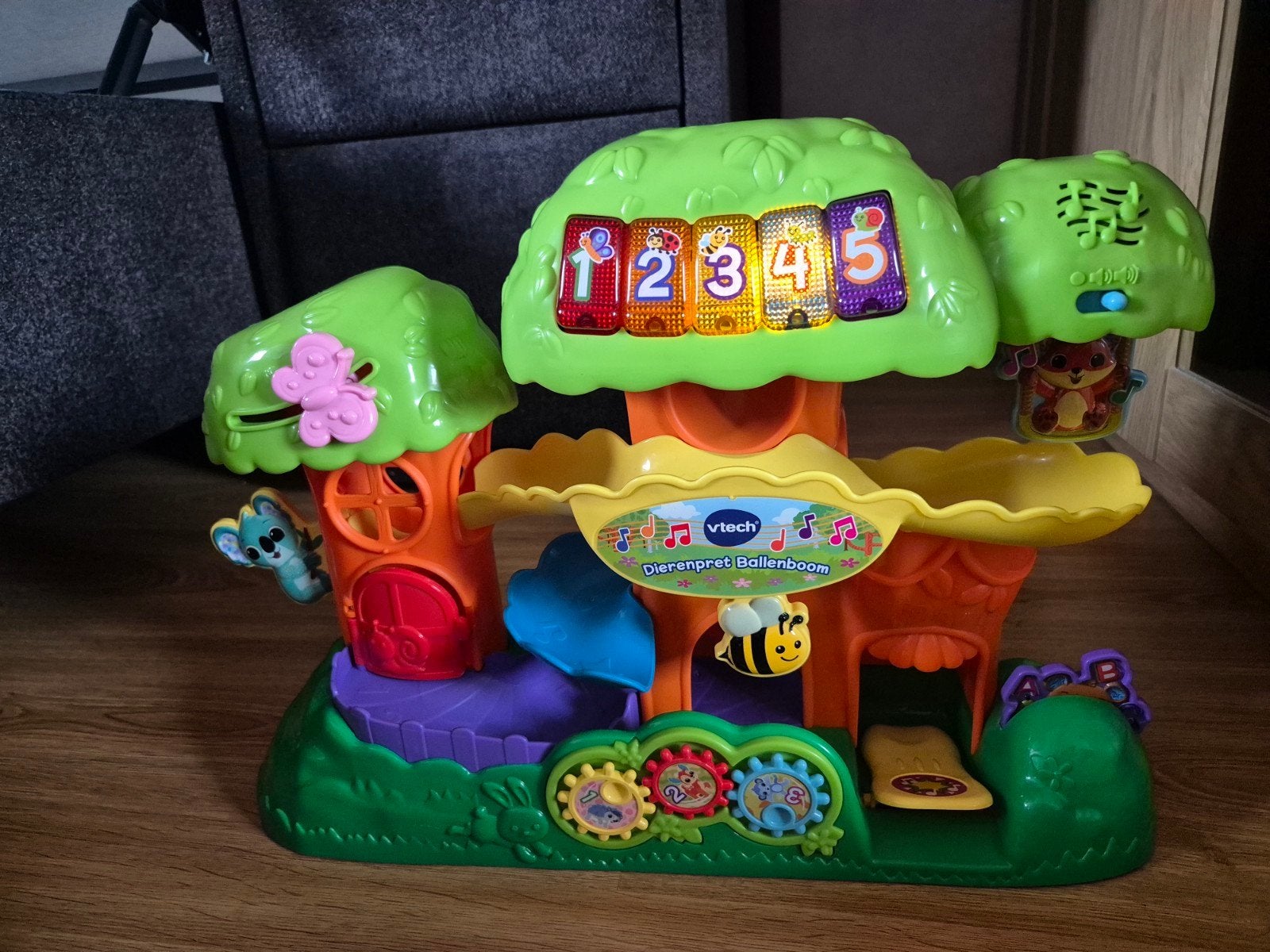 VTech Dierenpret Ballenboom - Interactief Speelgoed, Ophalen, Zo goed als nieuw, 6 maanden tot 2 jaar