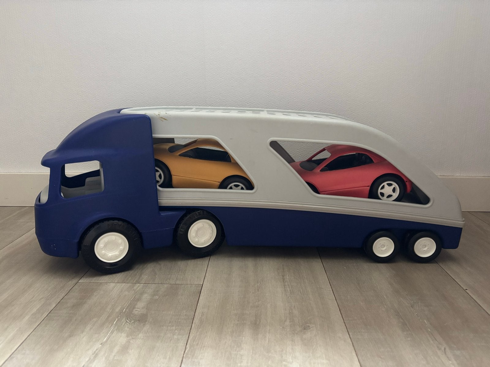 Little Tikes grote autotransporter, Ophalen, Gebruikt