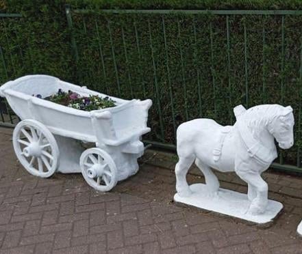 Tuinbeelden, Ophalen of Verzenden, Gebruikt