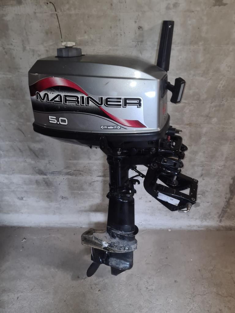 Buitenboordmotor 5 PK, Watersport en Boten, Ophalen, Zo goed als nieuw, Motor en Techniek, Motorboot