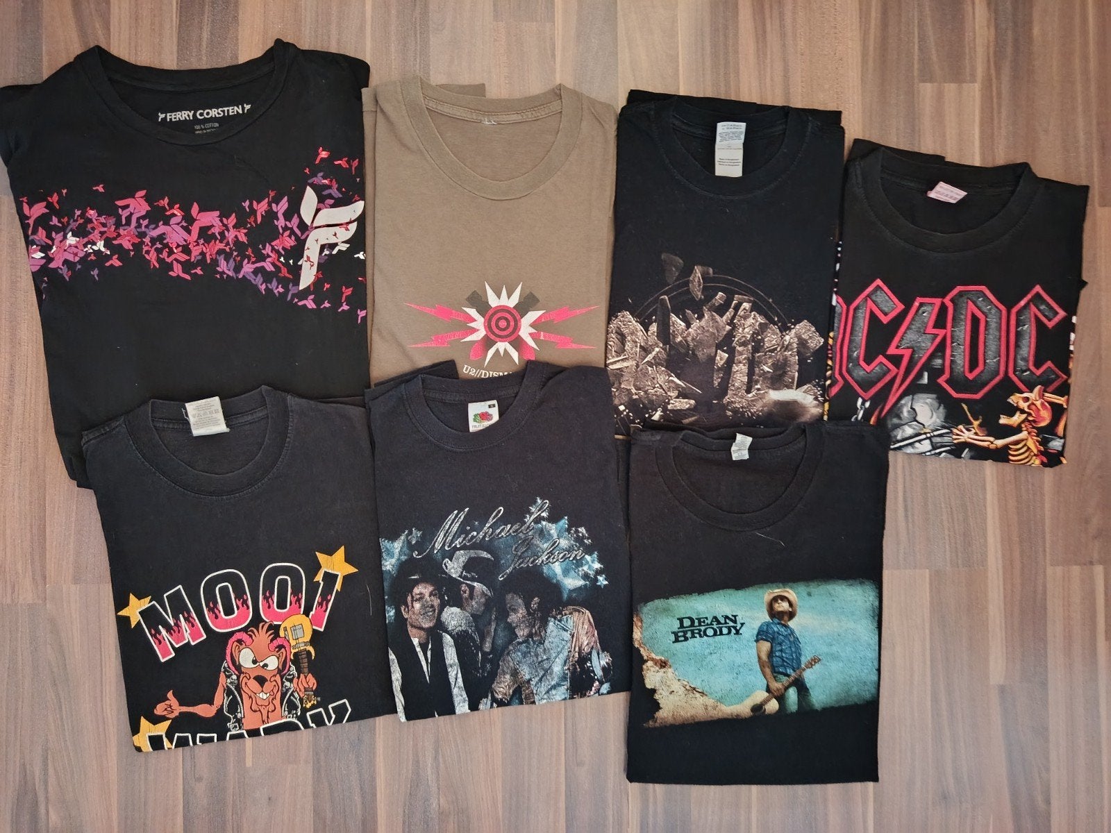7 muziek rock bands
Shirts, Ophalen, Maat 48/50 (M)