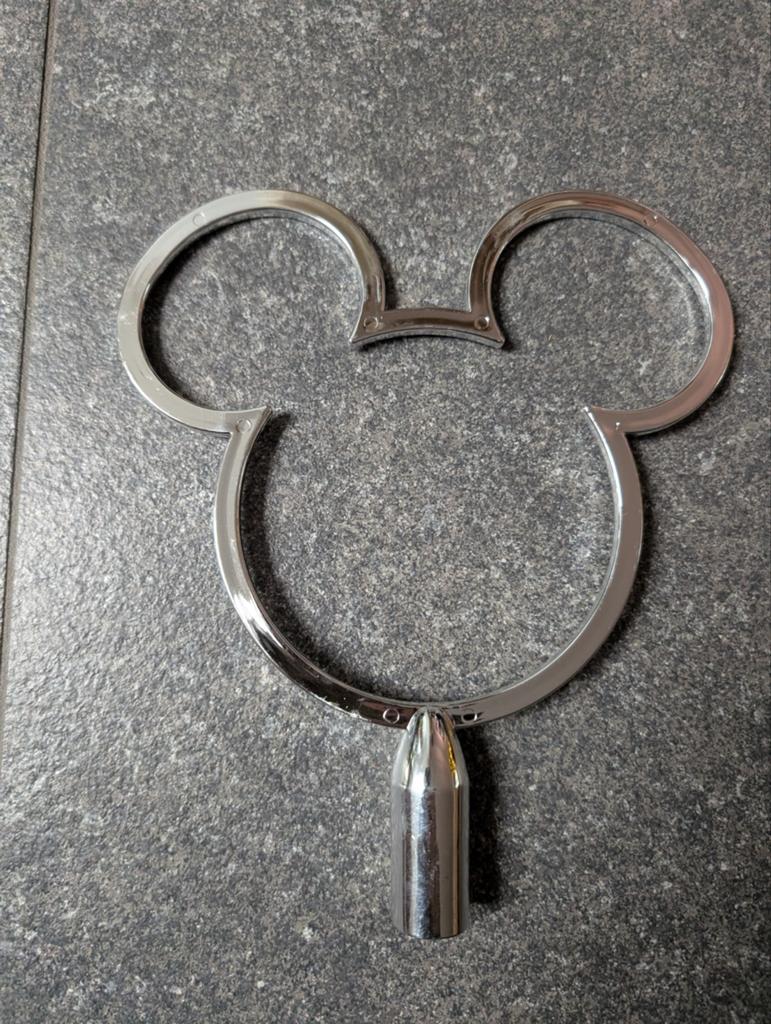 Zilveren disney kerst piek, Ophalen of Verzenden, Zo goed als nieuw