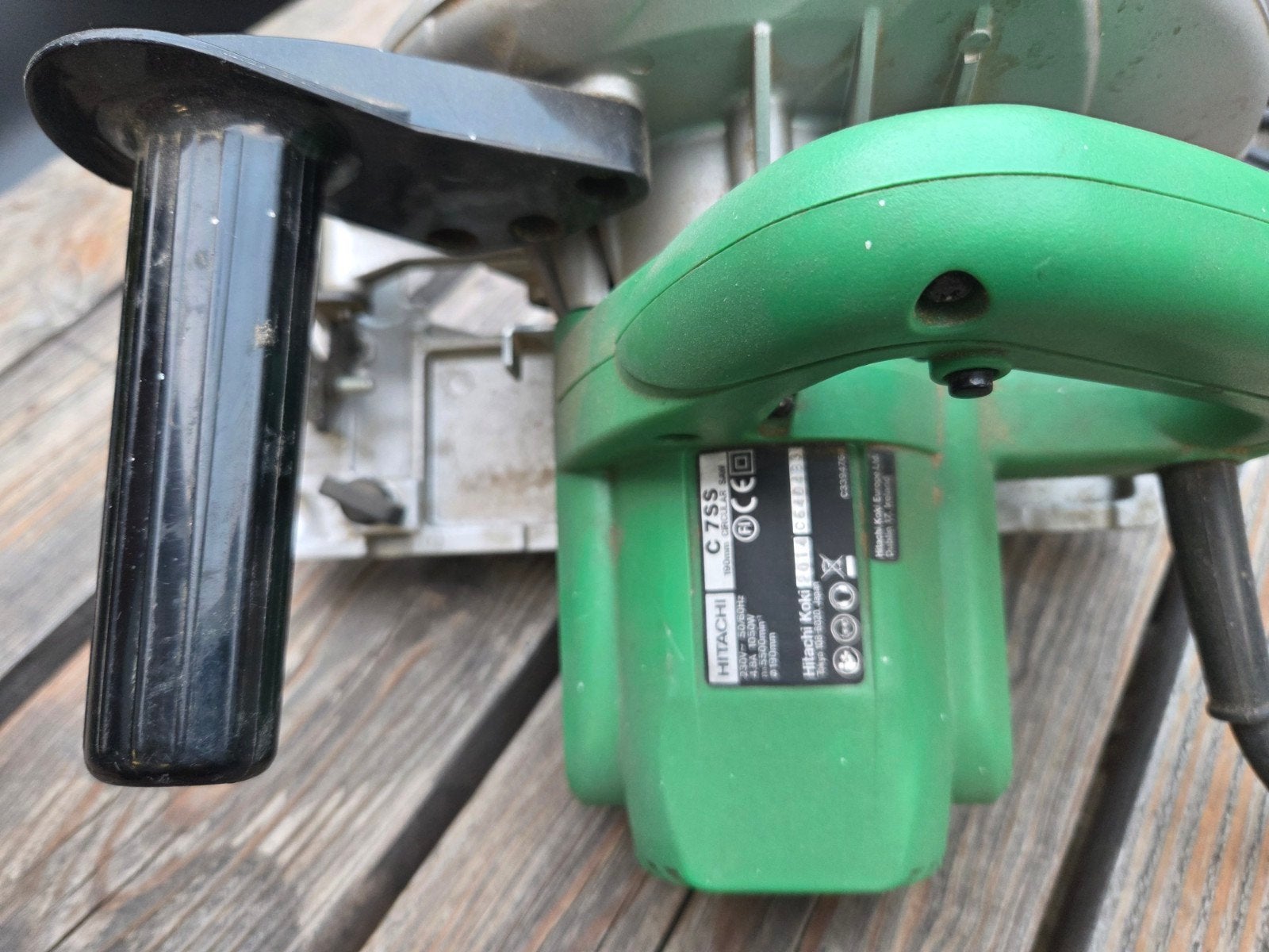 Hitachi C7SS Cirkelzaag - Krachtig en Betrouwbaar, Gebruikt, Cirkelzaag, 70 mm of meer, Ophalen of Verzenden