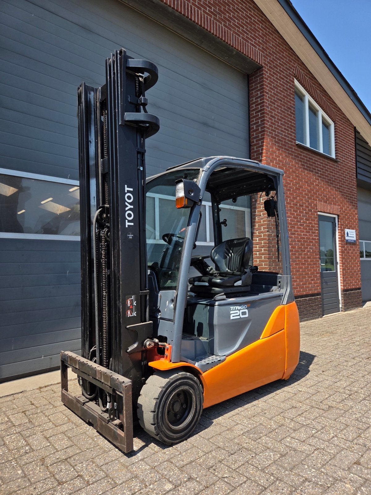 Heftruck Toyota 8FBET20 Triplex Sideshift freelift 2014, Ophalen of Verzenden, 1000 tot 2000 kg, Elektrisch, TOYOTA