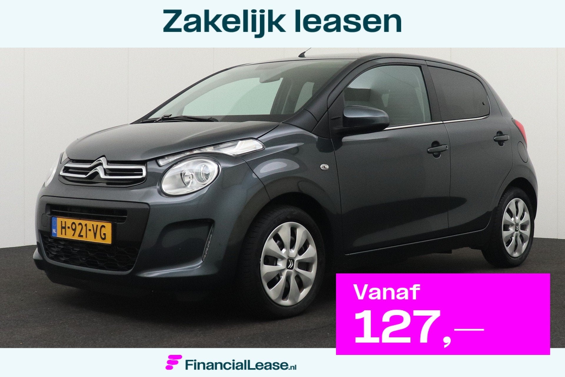 Citroën C1 1.0 VTi Pack Comfort Bluetooth LED DAB, Voorwielaandrijving, Dealer onderhouden, Stof, Gebruikt