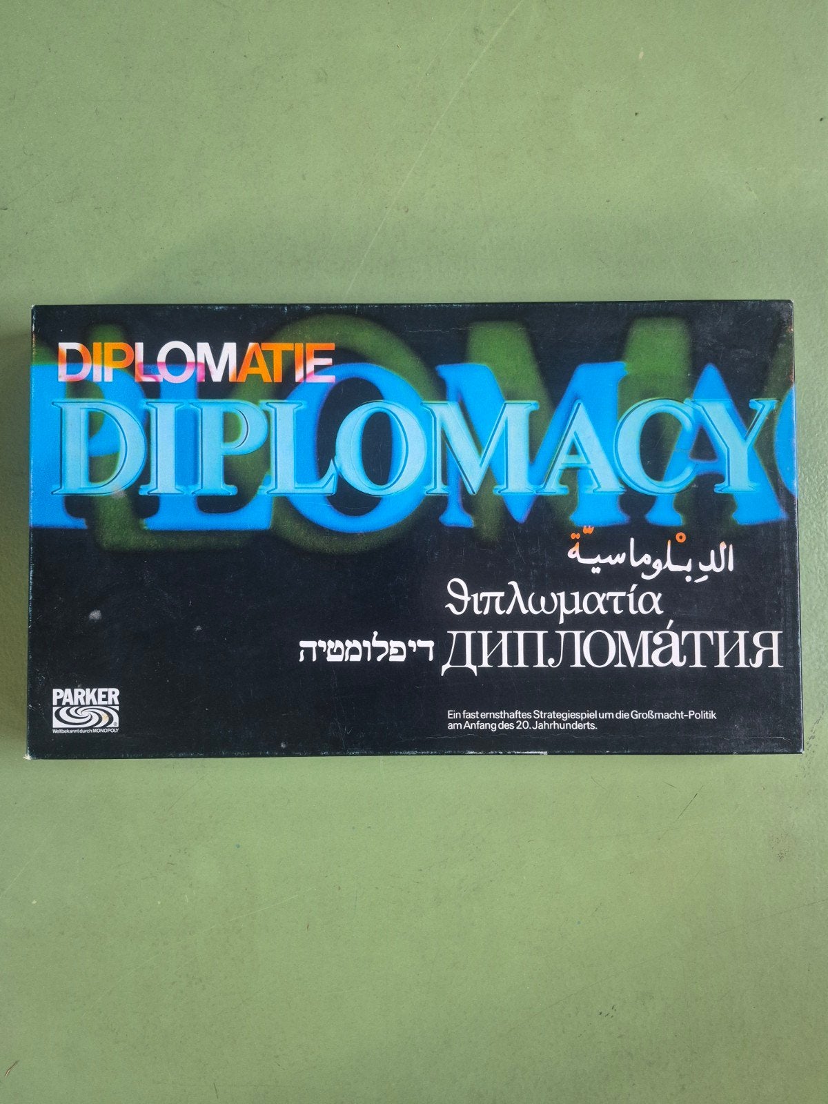 Diplomacy bordspel - eerste Duitse editie 1977, Vijf spelers of meer, Ophalen of Verzenden, Gebruikt, Parker