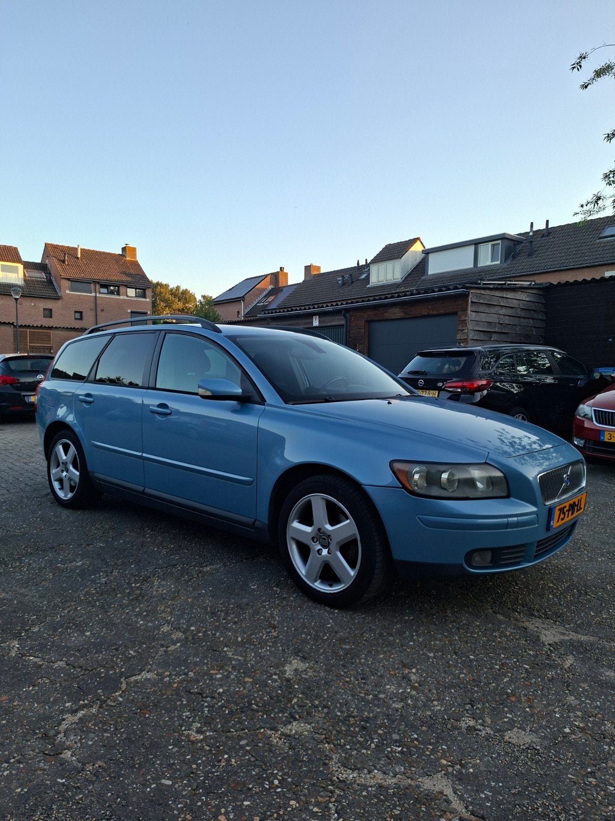 Volvo V50 2.4 140PK 2004 Blauw, Auto's, Volvo, Particulier, V50, Benzine, Stationwagon, Blauw, Zwart, Voorwielaandrijving, Onderhoudsboekje