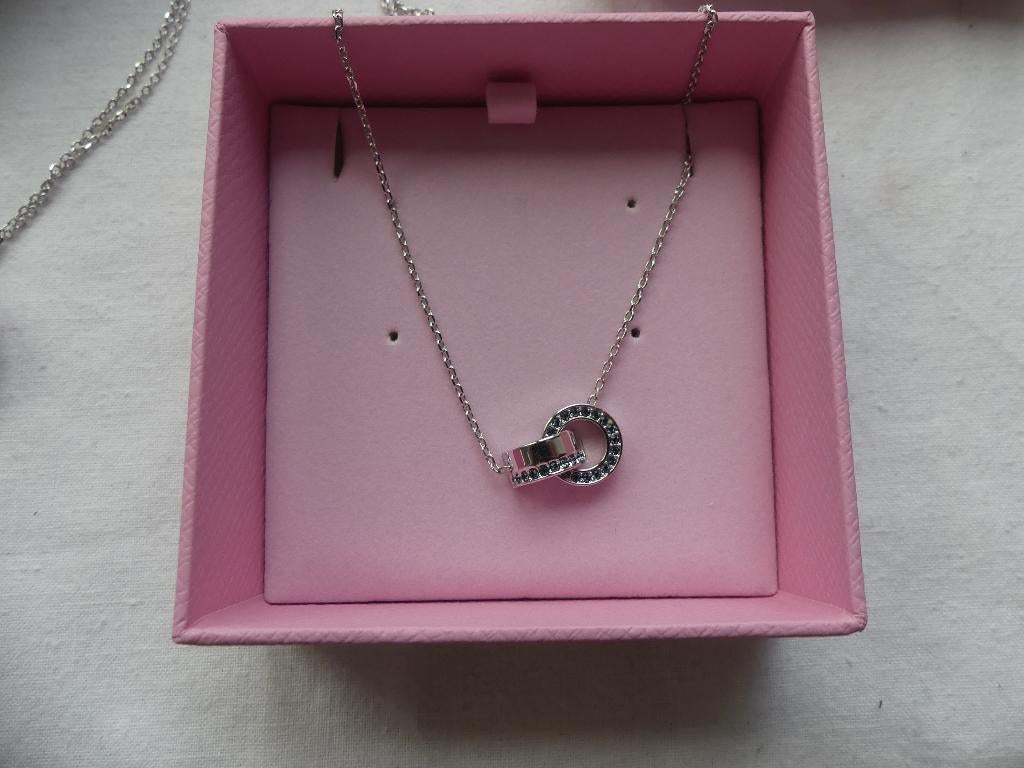 Swarovski Dextera / Hollow Ketting (5663504), Nieuw, Ophalen of Verzenden, Met kristal, Zilver