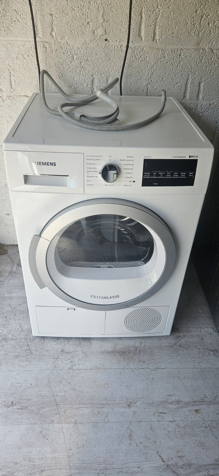 Samsung iQ500 serie wasdroger condensdroger 8kg, Witgoed en Apparatuur, Ophalen, 8 tot 10 kg, Zo goed als nieuw, Voorlader