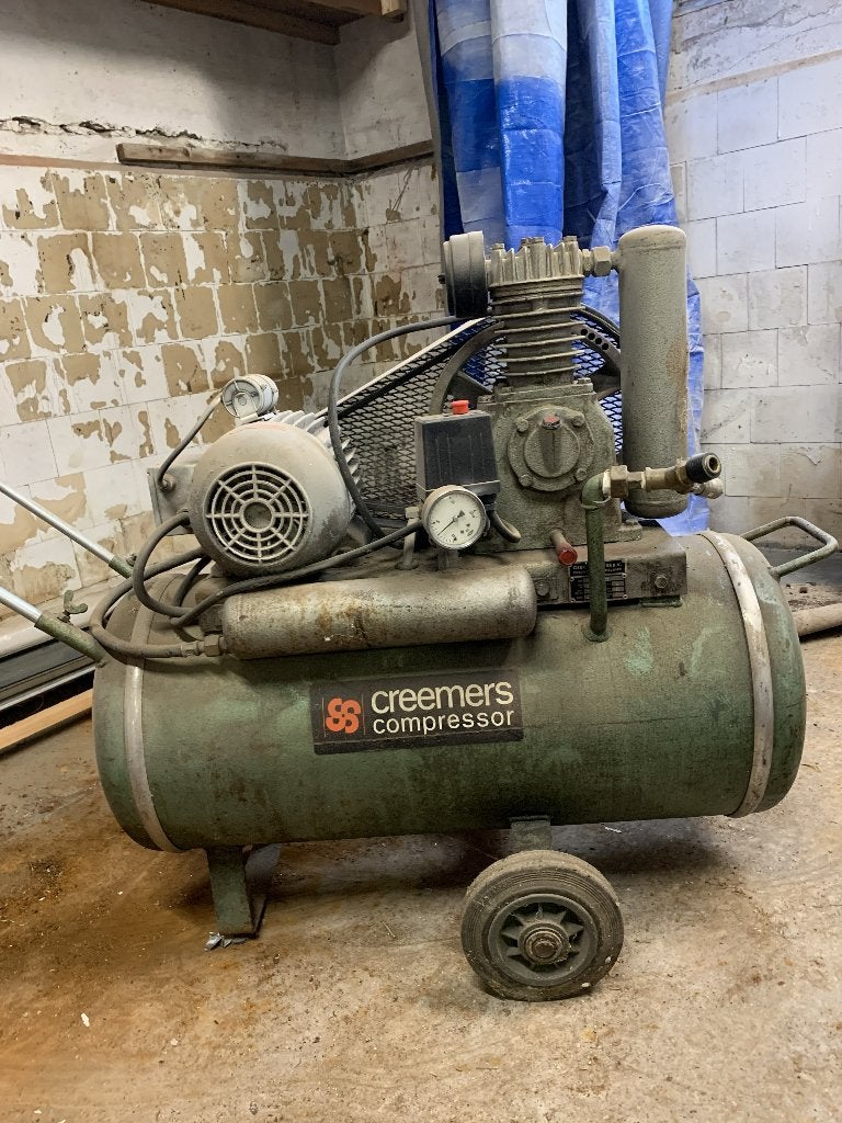 Oerdegelijke Creemers Compressor – 220V, Ophalen, Gebruikt, Minder dan 200 liter/min, Mobiel