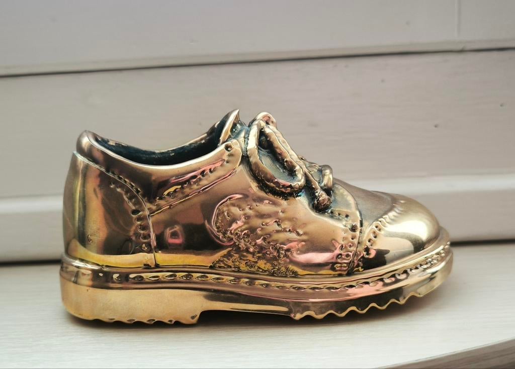 Verguld Baby Schoentje, Antiek en Kunst, Ophalen of Verzenden