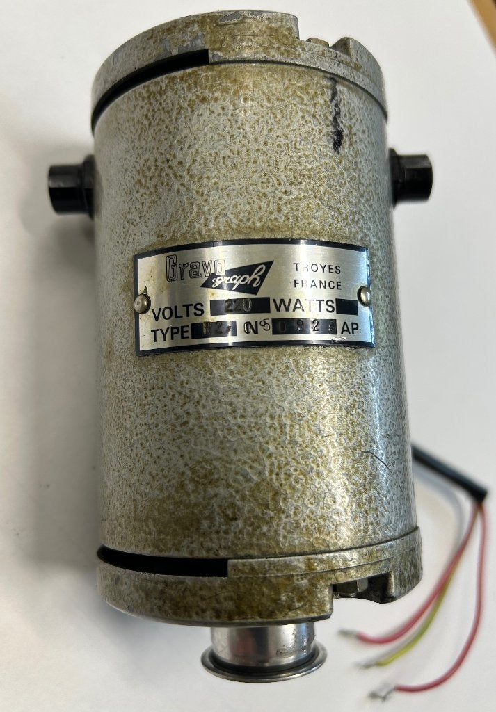 Motor Gravograph nr R2, Doe-het-zelf en Verbouw, Overige merken, Gebruikt, Overige soorten, Ophalen of Verzenden