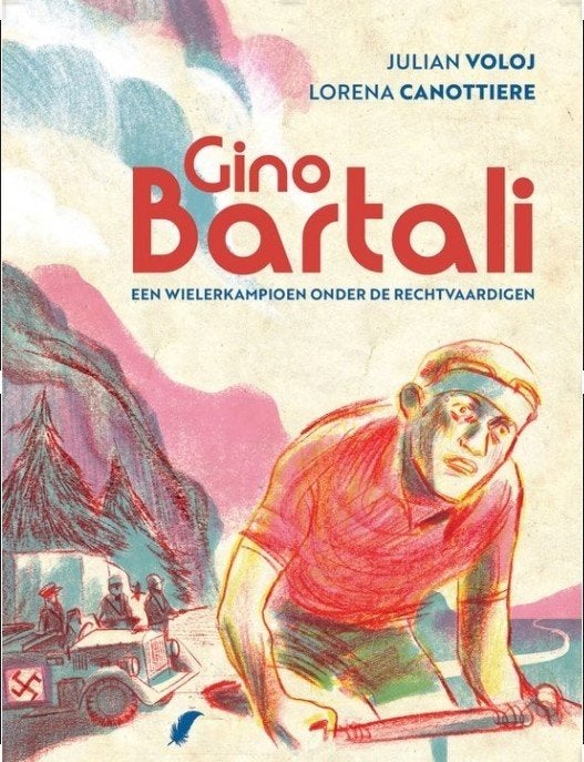 Gino Bartali een wielerkampioen onder de rechtvaardigen k2, Eén stripboek, Ophalen of Verzenden, Zo goed als nieuw