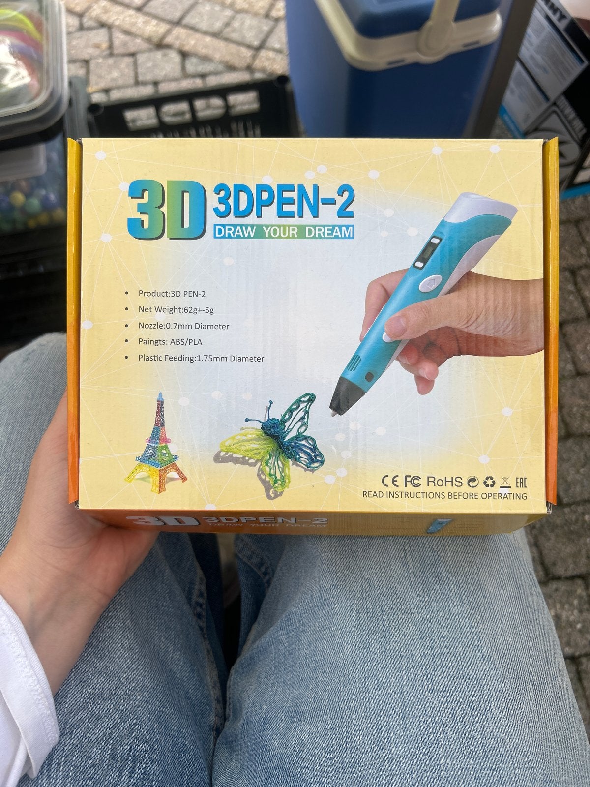 3D Pen-2 Tekenpen met PLA filament - Nieuw in doos, Computers en Software, Ophalen of Verzenden, Nieuw, Filament