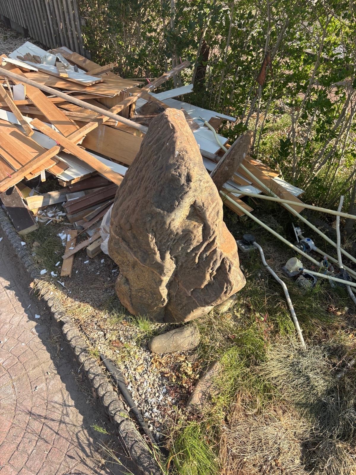 Grote Maas Keisteen - 1 Meter Hoog, Tuin en Terras, Grind, Keien en Split, Ophalen, Overige materialen, Gebruikt, Bruin