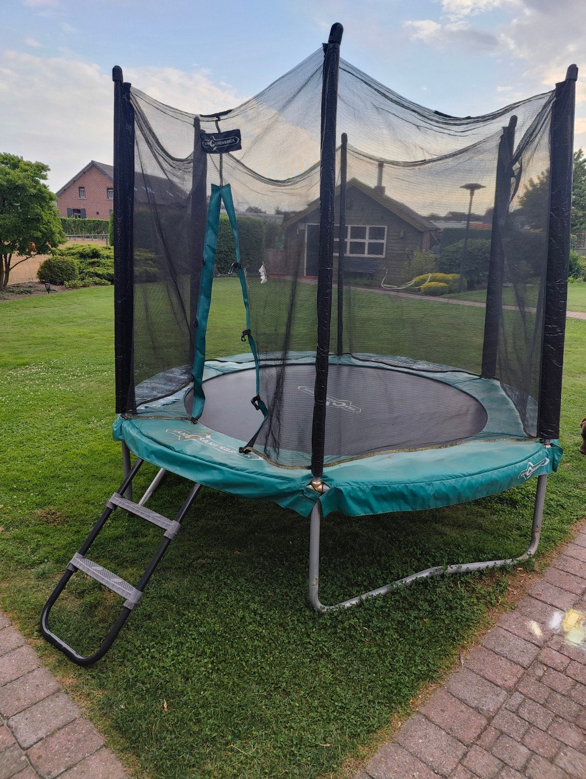 Trampoline met veiligheidsnet, Ophalen, Gebruikt