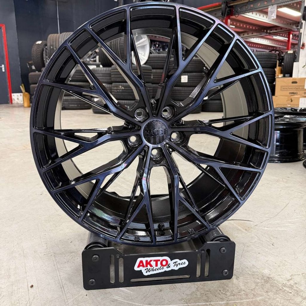 20" HAXER Velgen breedset 5x112 8.5 / 9.5 Black Tinted DEMO, Niet ingevuld, Velg(en), Niet ingevuld, Niet ingevuld