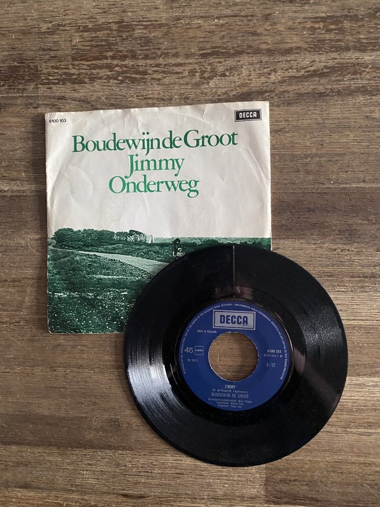 Boudewijn de Groot – Jimmy / Onderweg, Gebruikt, 7 inch, Ophalen of Verzenden, Overige typen