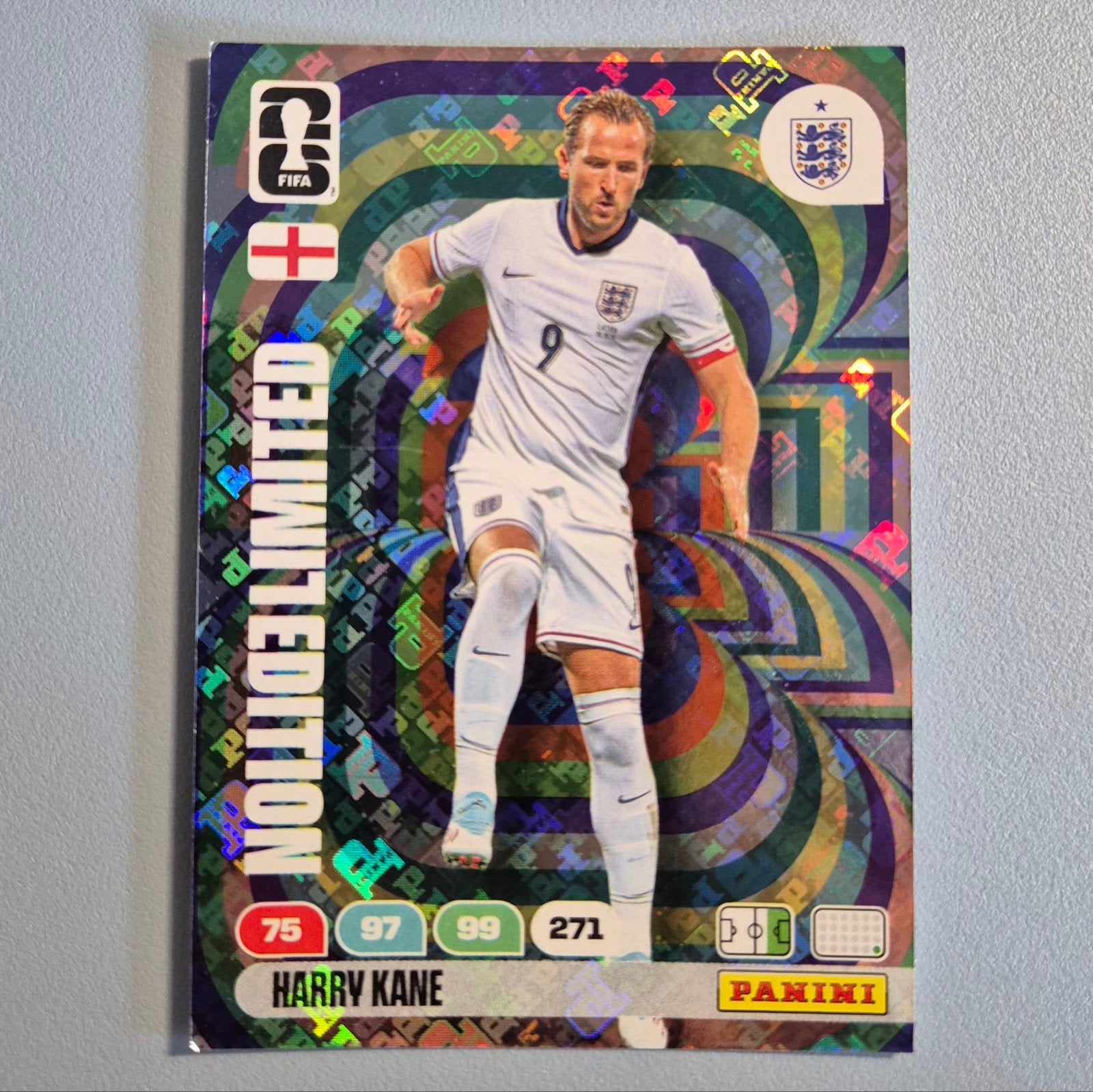 Harry Kane Limited Edition Panini World Cup 2026, Ophalen of Verzenden, Nieuw, Plaatje