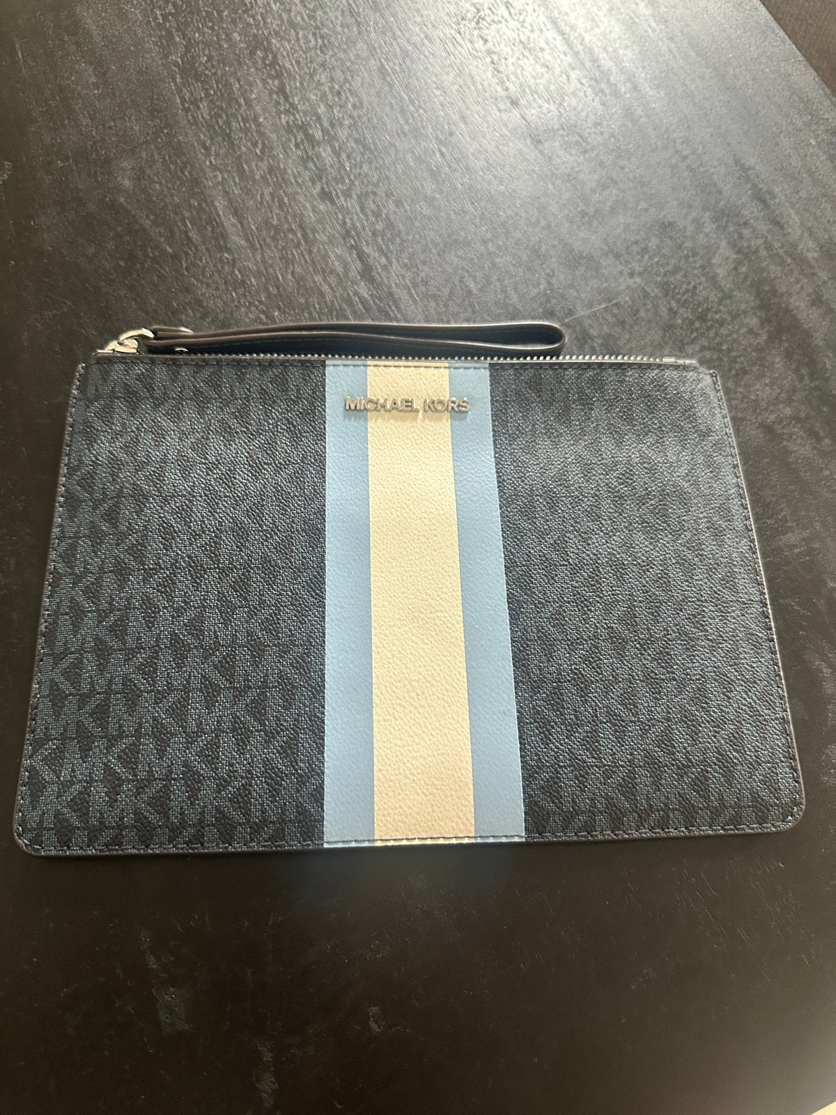 Michael Kors Clutch, Ophalen of Verzenden, Zo goed als nieuw, Zwart, Avondtasje