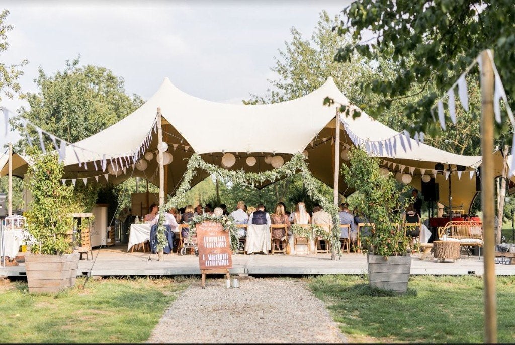 Huur een prachtige stretchtent! bruiloft/event/feest, Ophalen of Verzenden, Zo goed als nieuw, Overige