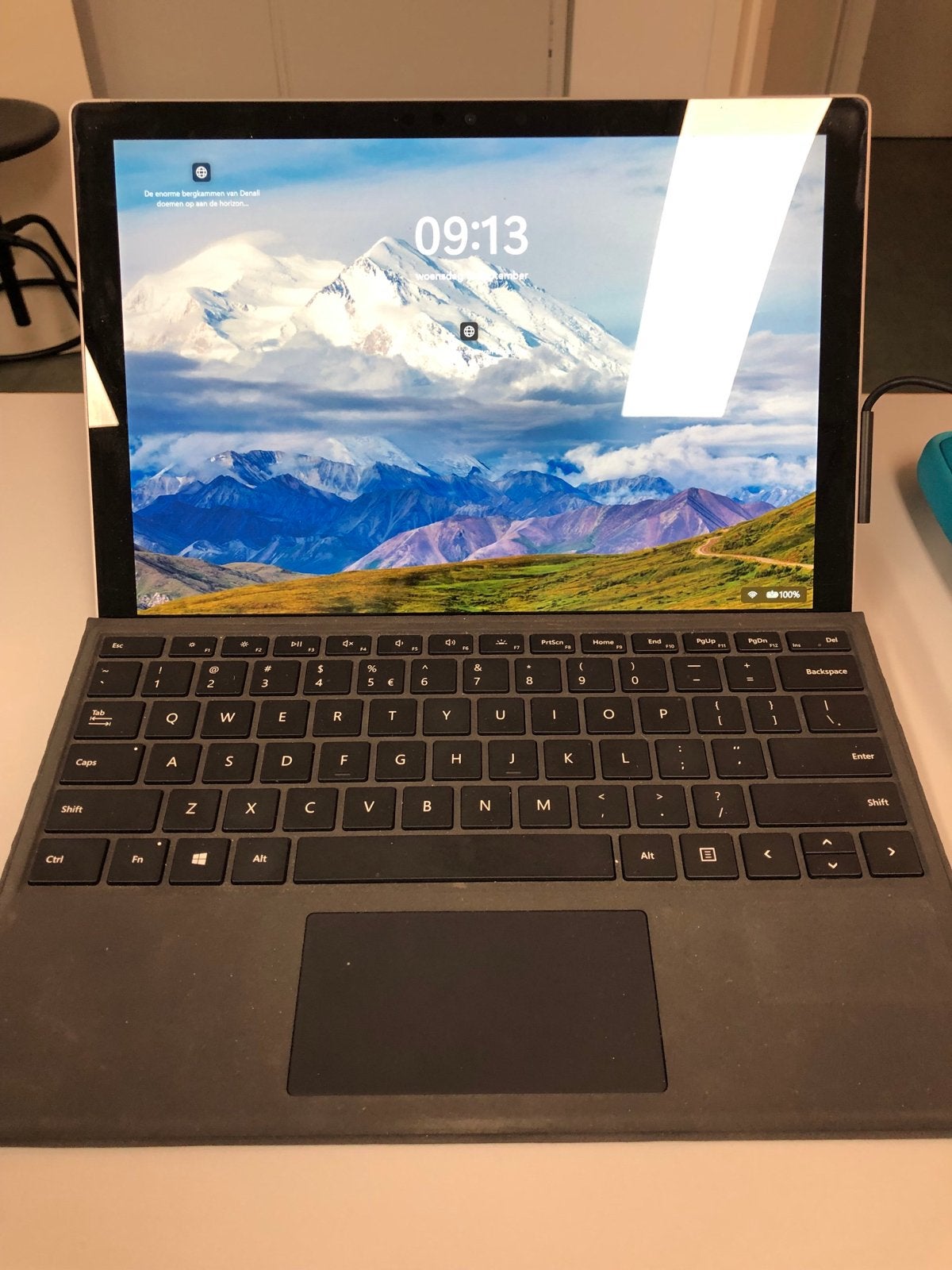Microsoft Surface Pro 7 i5 8GB RAM 128GB SSD Windows 11 Pro, Ophalen, Gebruikt, 2 tot 3 Ghz, Qwerty