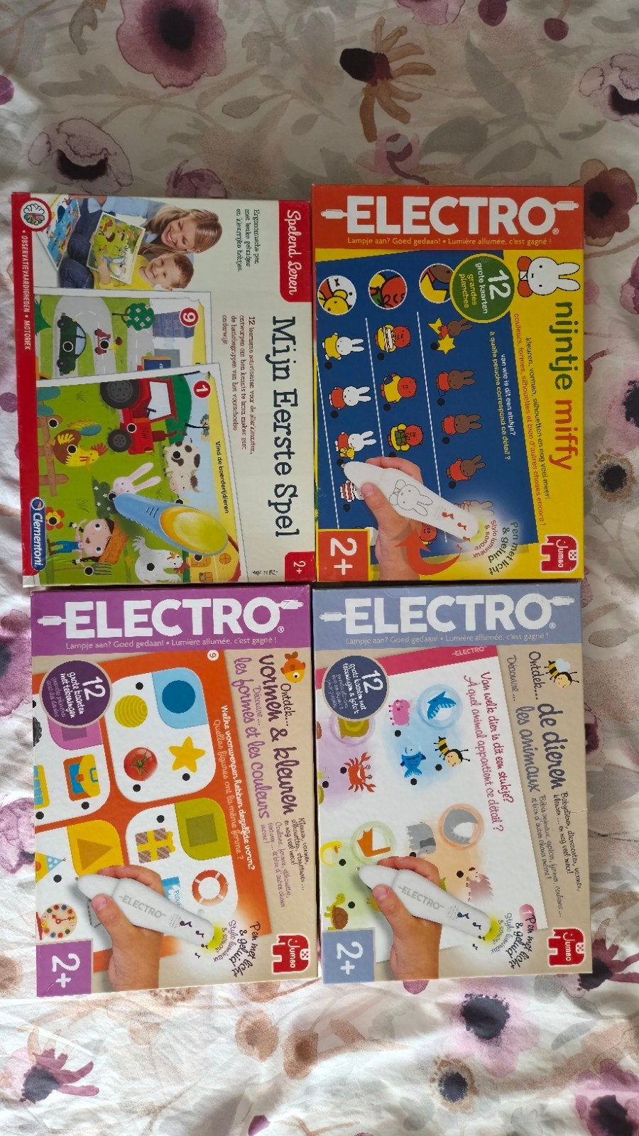 Jumbo Electro Spellen: Nijntje, Vormen & Kleuren, Dieren, Ophalen, Gebruikt, Puzzelen, Met licht