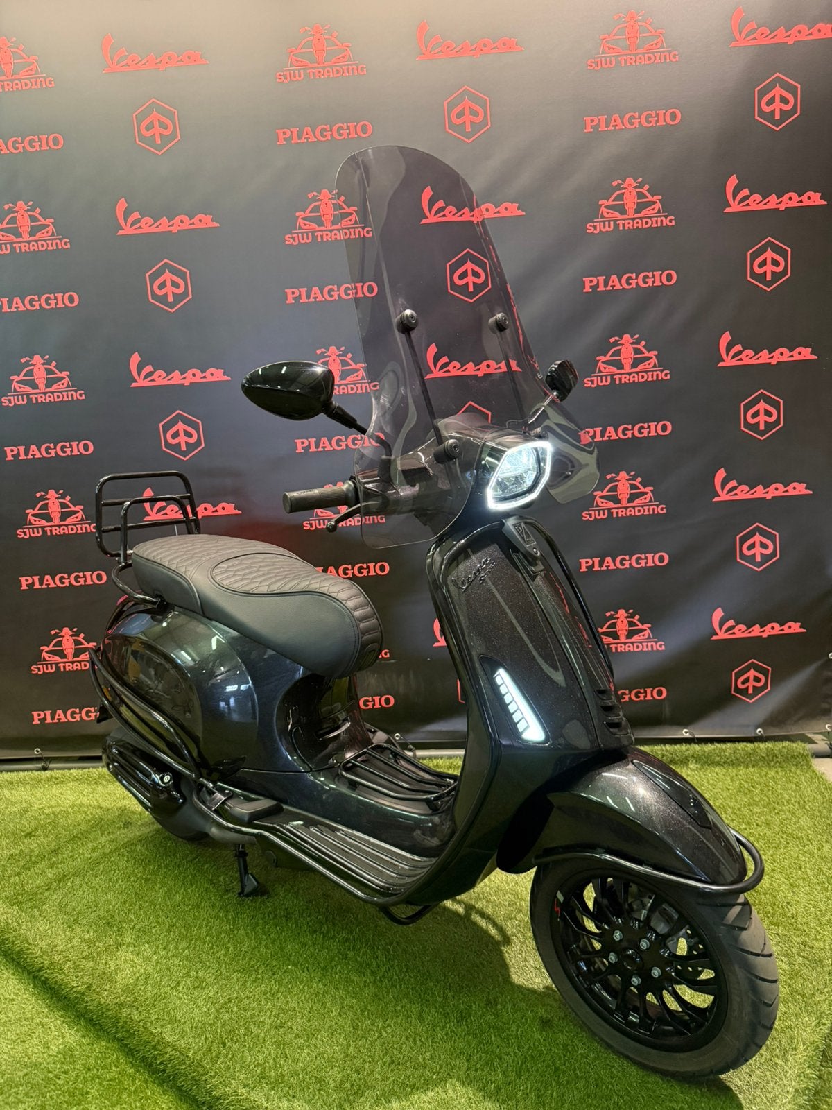 Vespa Sprint 2023 Brom! Custom Grijs / RS Zadel / Garantie!, Ophalen of Verzenden, Benzine