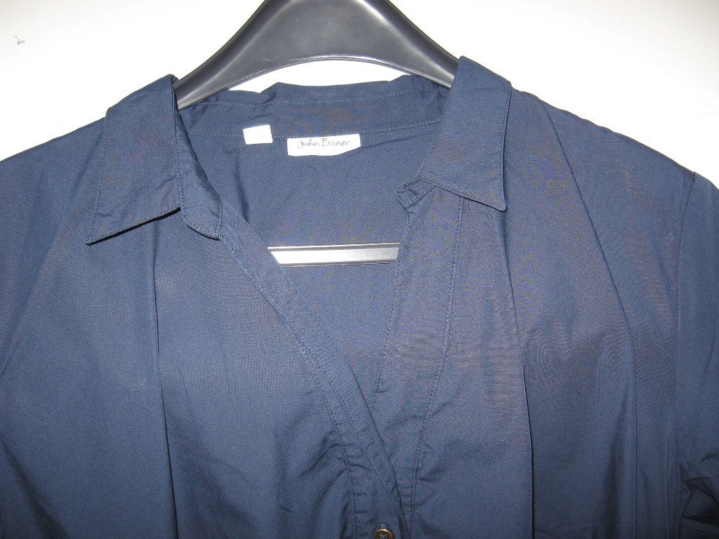 John Baner jurkje maat 50, D. blauw  luchtig €7.50, Ophalen of Verzenden, Nieuw, Blauw, Jurk