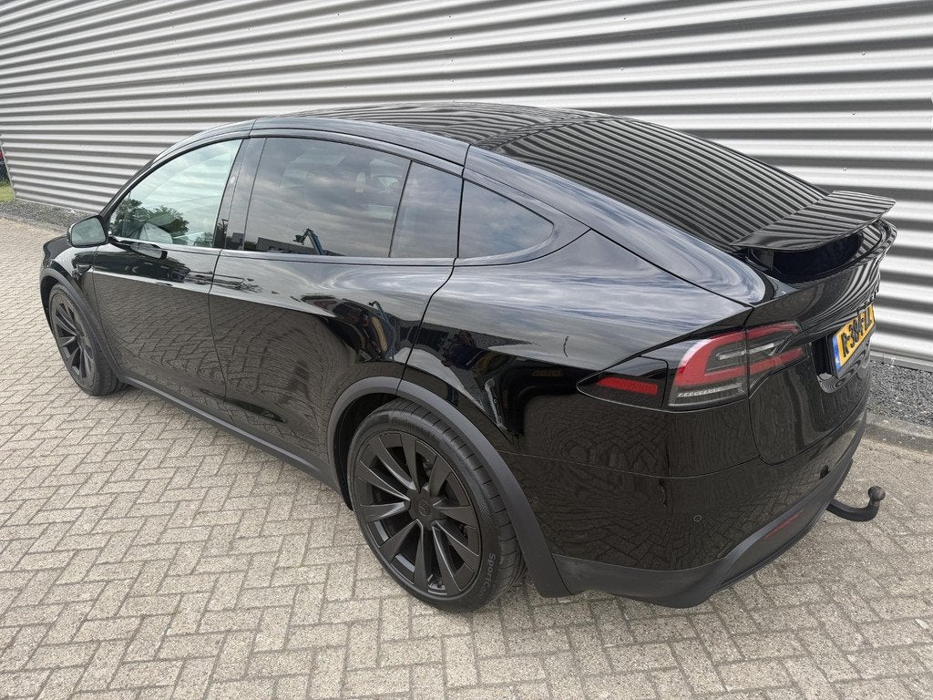 Tesla Model X Plaid AWD 6p. 100kWh 1020 PK BTW Yoke FSD Trek, Auto's, Tesla, Automaat, Gebruikt, 100 kWh, Zwart